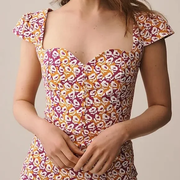 NWT Anthrpologie Maeve Cecily Fit & Flare Sweetheart Dress Dark Purple Large Dresses NWT Anthrpologie Maeve Cecily Fit & Flare Sweetheart Dress Dark Purple Large Dresses